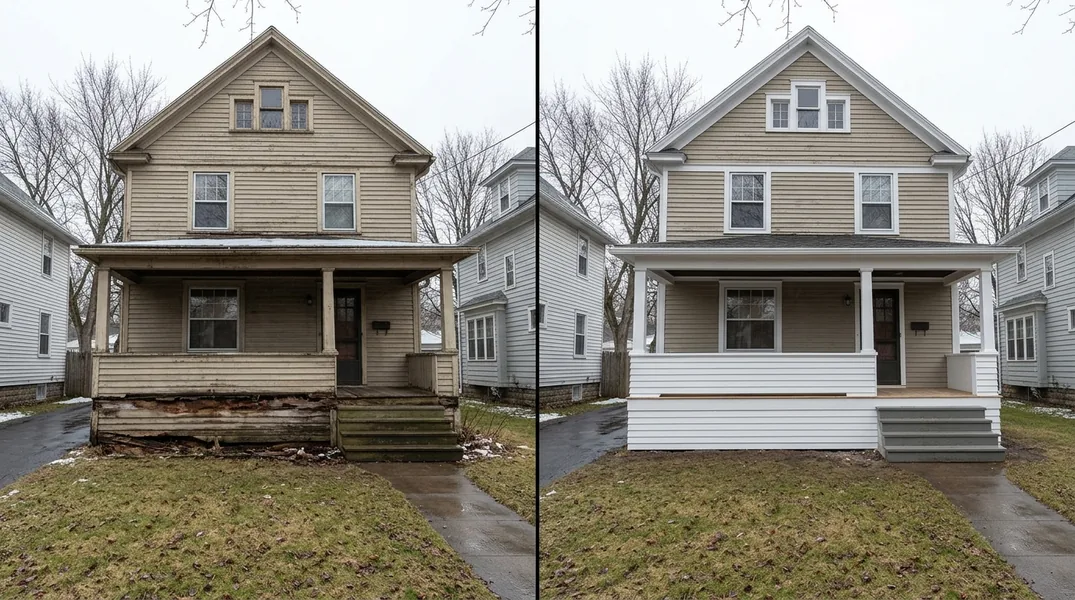 Why Rochester Homes Get So Much Ice Dam and Snowmelt Wood Rot