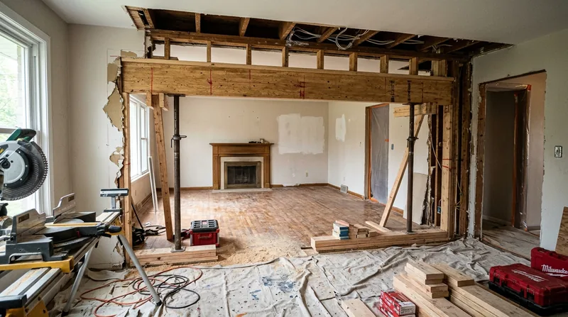 Beam Replacement & Load-Bearing Wall Removal Rochester